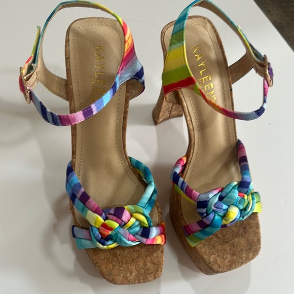 Colorful Strappy heels - Picture 3 of 5